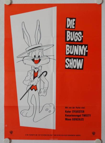 The Bugs Bunny Show re-release german movie poster